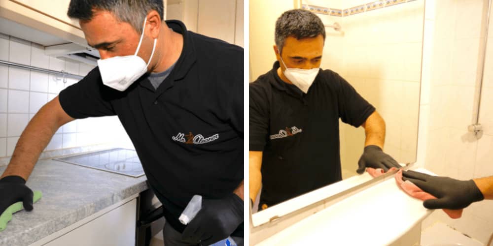 Einsatz unseres Teams bei einem Reinigungsservice