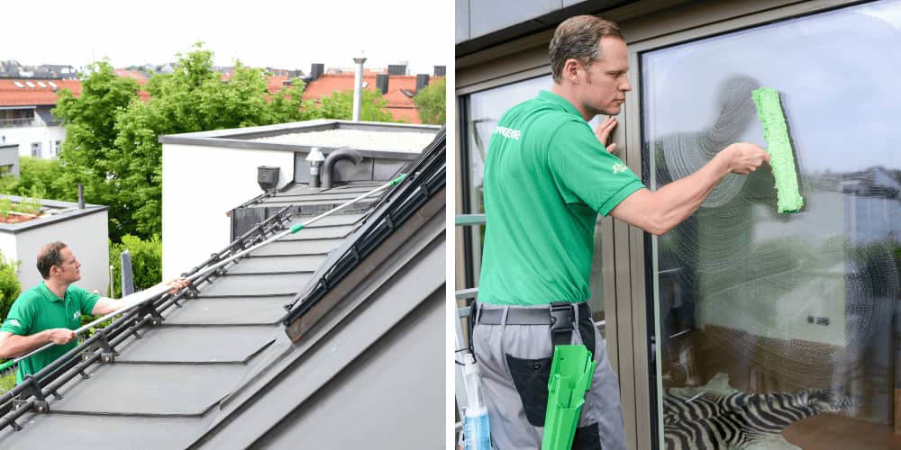 Einsatz unseres Teams bei einem Reinigungsservice