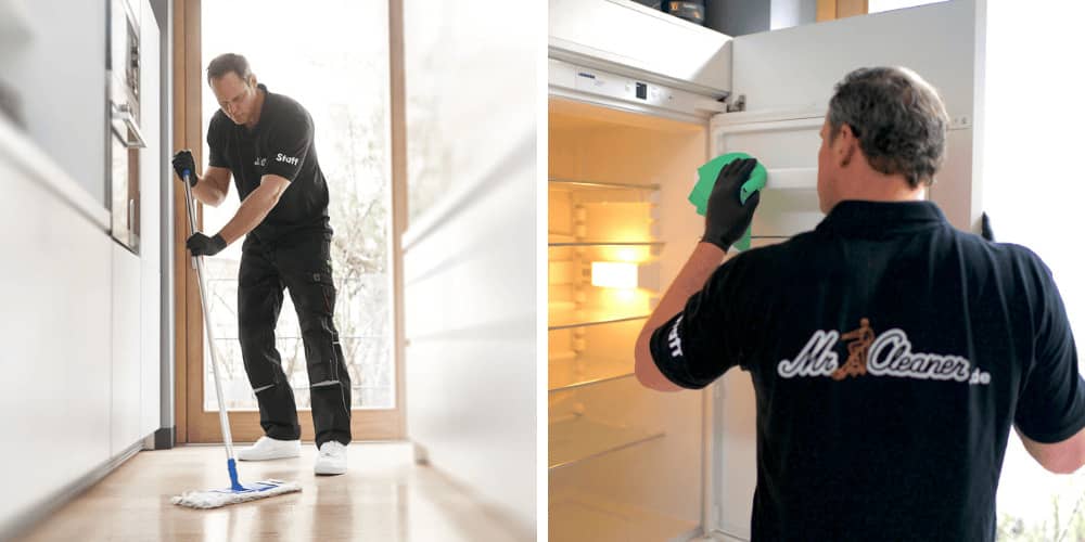 Einsatz unseres Teams bei einem Reinigungsservice