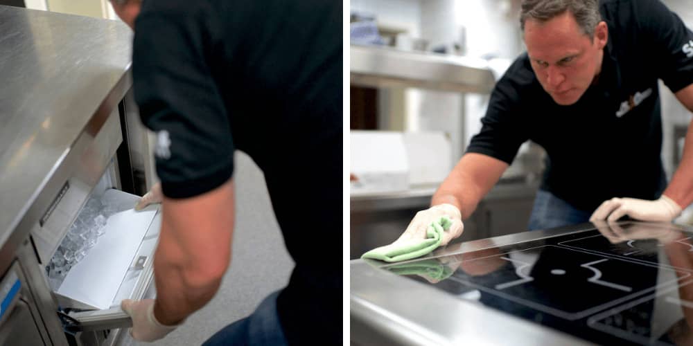 Hygienische Gastronomiereinigung nach HCCAP durch unser Team in Dornbirn