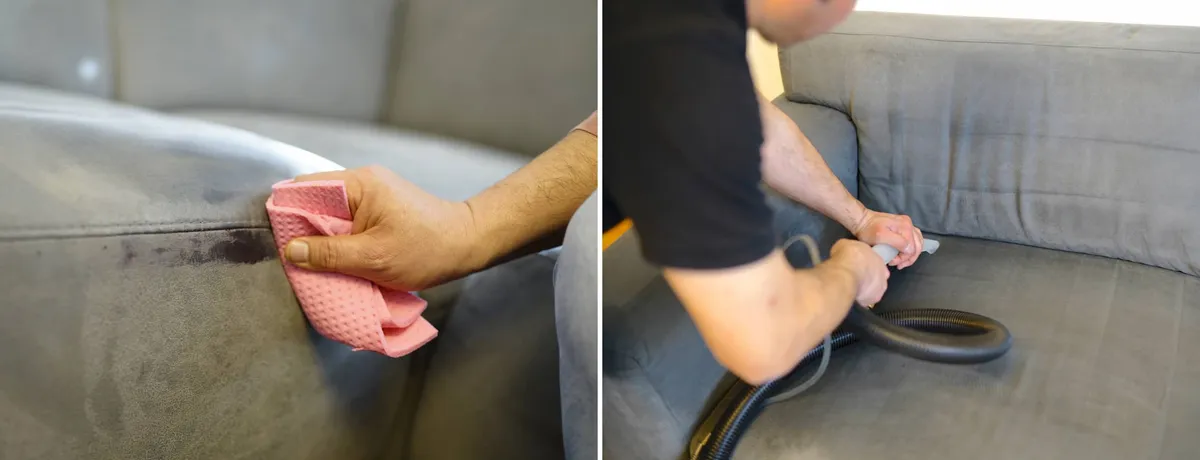Titelbild: Hausmittel vs. Profi – was reinigt die Couch besser?