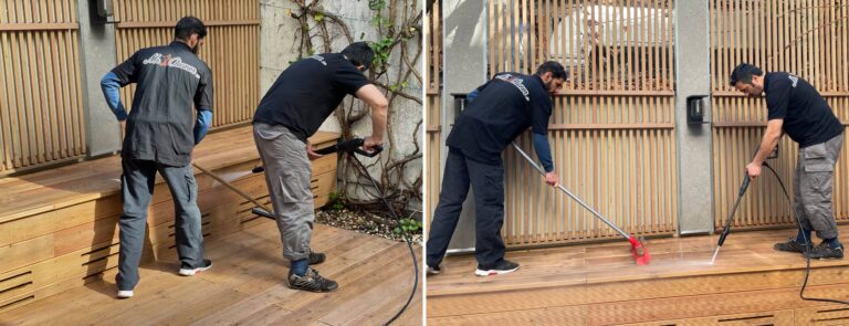 Mr. Cleaner Ratgeberblog: Holzterrasse reinigen - wie bekomme ich die Holzterrasse sauber